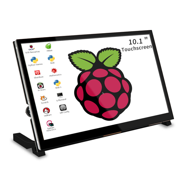 WIMAXIT M1012 10.1 Inch 1024X600 IPS Portable Touch Monitor with Dual USB HDMI 178° Viewing Angle for Raspberry Pi 4 3 2 Zero B+ Model B Xbox PS4 iOS Win7/8/10