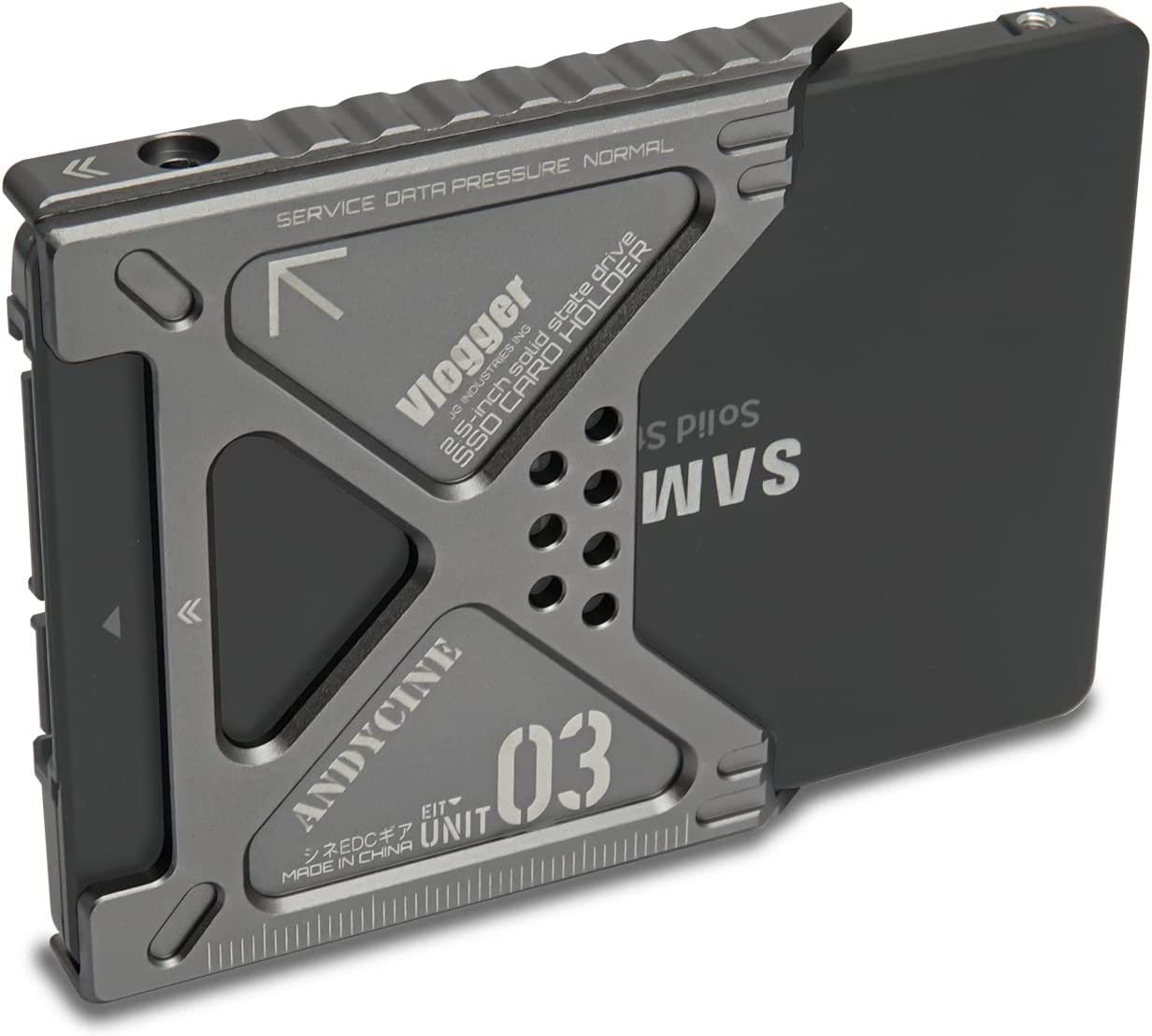 ANDYCINE LunchBox III Magnalium Case for 2.5” SATA SSD to ANDYCINE LunchBox III Magnalium Case for 2.5” SATA SSD to