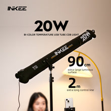 Load image into Gallery viewer, INKEE GCA20U Dual Color Temperature Gas Column Light Live Broadcast Dedicated LED Fill Light Portable Inflatable Soft Light
