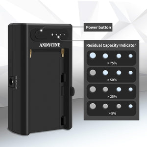 Andycine NPF-G2 Multi Function NP-F Battery Plate For Camera,Monitor, Wirelss transmitter and Cellphone