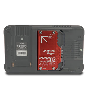 ANDYCINE LunchBox II Magnalium Case for SATA SSD to Atomos NINJA V/V+ Attachment