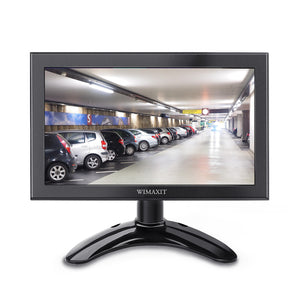 WIMAXIT M818 8 inch CCTV Small Monitor with HDMI/VGA/AV/BNC/USB Input,690nits Brightness and 1280X720 IPS Display for CCTV/Security Camera/Laptop/PC/PS4 Xbox