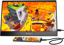 Load image into Gallery viewer, WIMAXIT M1331C 13.3Inch 1920x1080P IPS HDR Portable USB-C HDMI Monitor Ultra Thin Build in Speaker Dual HDMI Input Gaming Monitor Type-C Travel Monitor for Laptop,Cellphones - Wimaxit Official Store
