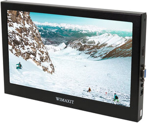 WIMAXIT M1160 1920X1080 FULL HD Portable LCD Display Screen Monitor VGA/HDMI Monitor With Built In Speakers Compatible for Raspberry Pi B+/2B/3B WiiU Xbox 360/PS4/mac os/Windows 7/8/10 (11.6inch)