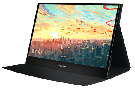 WIMAXIT M1560CTV2 15.6INCH USB-C Touch Screen IPS FHD HDMI Built-in speaker with VESA Portable Monitor for Laptop, Gaming, Working
