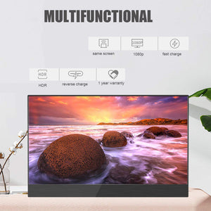 WIMAXIT M1561C 15.6inch 144HZ Portable Monitor 1080P USB Type-C IPS HDR Gaming Monitor for Office and Games