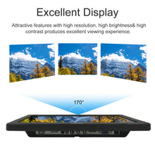 Load image into Gallery viewer, WIMAXIT M1220 12 Inch IPS FHD HDMI Monitor HDMI VGA BNC AV for PC Computer Camera DVD Security CCTV DVR Home Office Surveillance - Wimaxit Official Store
